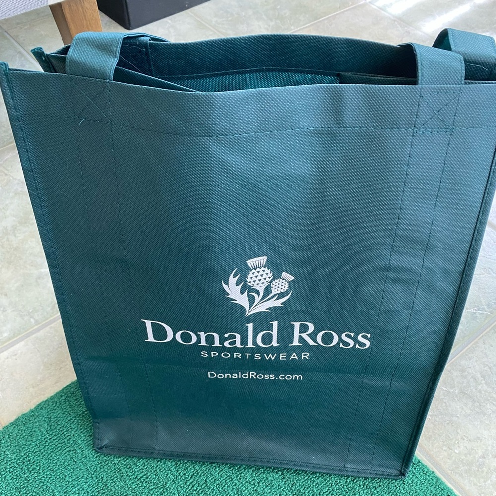 Donald Ross Double Strap Tote Bag NWOT